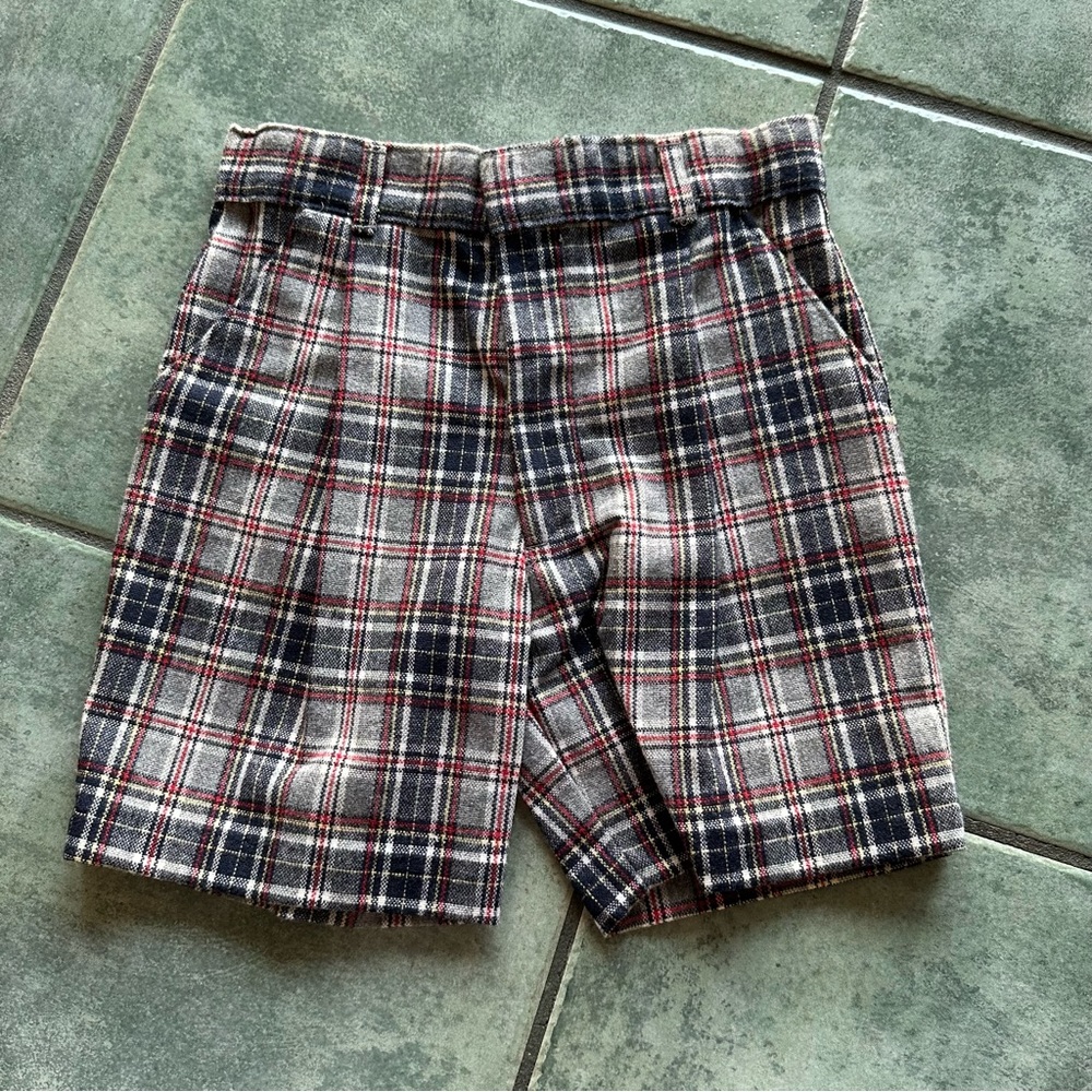 VTG 80s Retro Gray Wool Blend IMP Originals Shorts